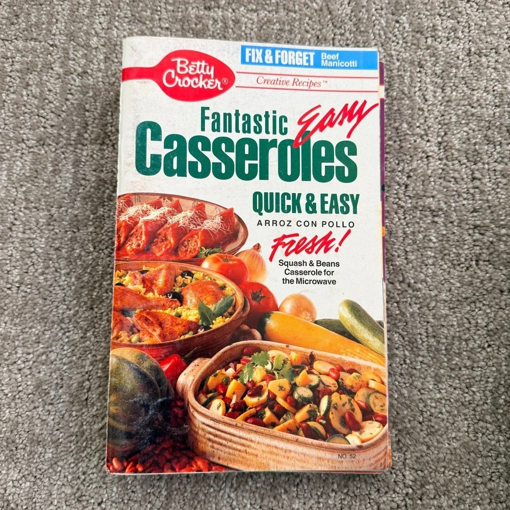 Vintage Betty Crocker‎ Creative Recipes Cookbook Booklet Lot of 7 1990 1991